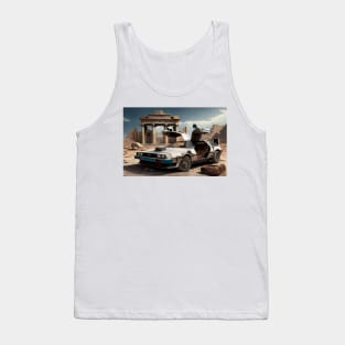 Mythical Ride: Back to the Future in Ancient Greece Tank Top